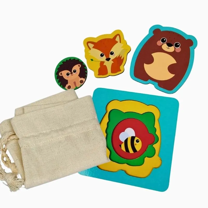 Joguinho De Bolsa: Encaixe Progressivo Quebra Cabeça - Babebi - Imagem 2
