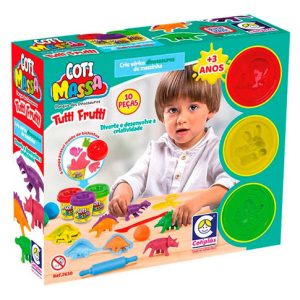 Massinha Modelar Coti Massa Tutti Frutti Parque Dos Dinossauros