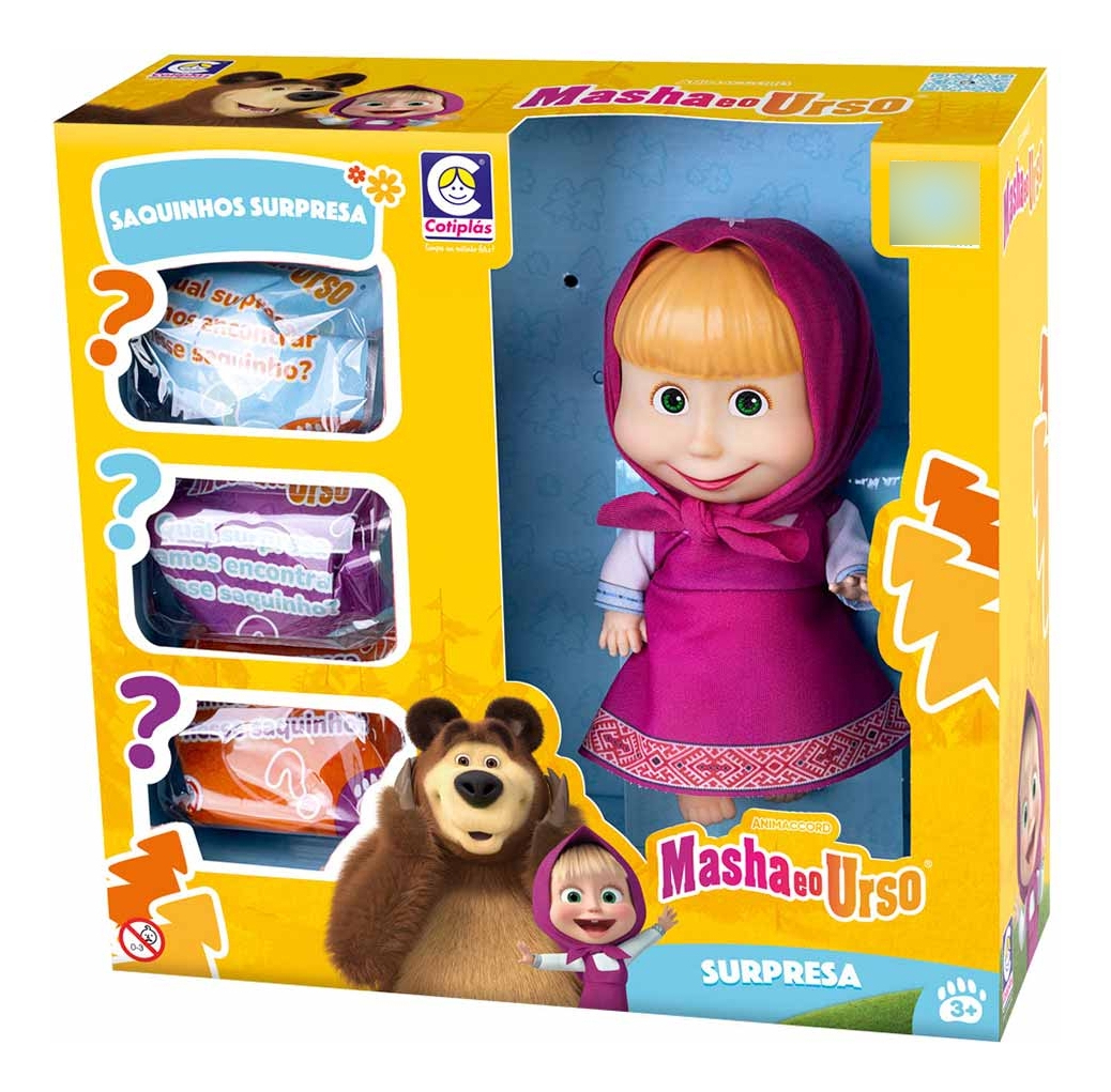 Boneca Masha Com Surpresa