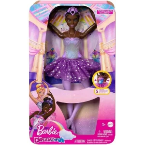 Boneca Barbie Dreamtopia Bailarina Luzes Brilhantes (Morena) - Mattel