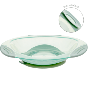 Pratinho Com Ventosa Verde - Buba