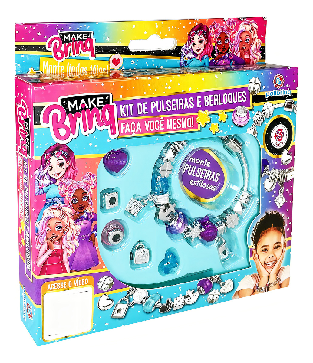 Kit De Pulseira My Style Life Charms Lux - Polibrinq