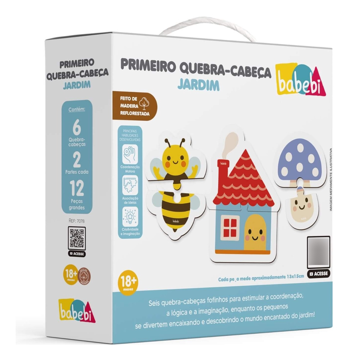 Primeiro Quebra-Cabeca Jardim - Babebi