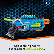 Lançador De Dardos X-Shot Dino Attack - Dino Striker Blue - Candide - Imagem 3