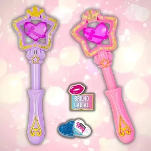 Varinha Encantada Com Gloss - Polibrinq