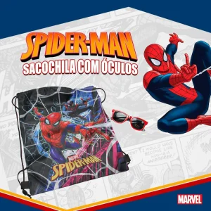 Kit Sacochila E Oculos De Sol Homem Aranha - Toyng
