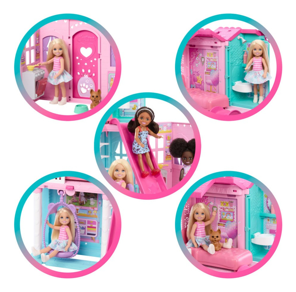 Barbie Casa De Bonecas Transformável Da Chelsea - Mattel - Imagem 5