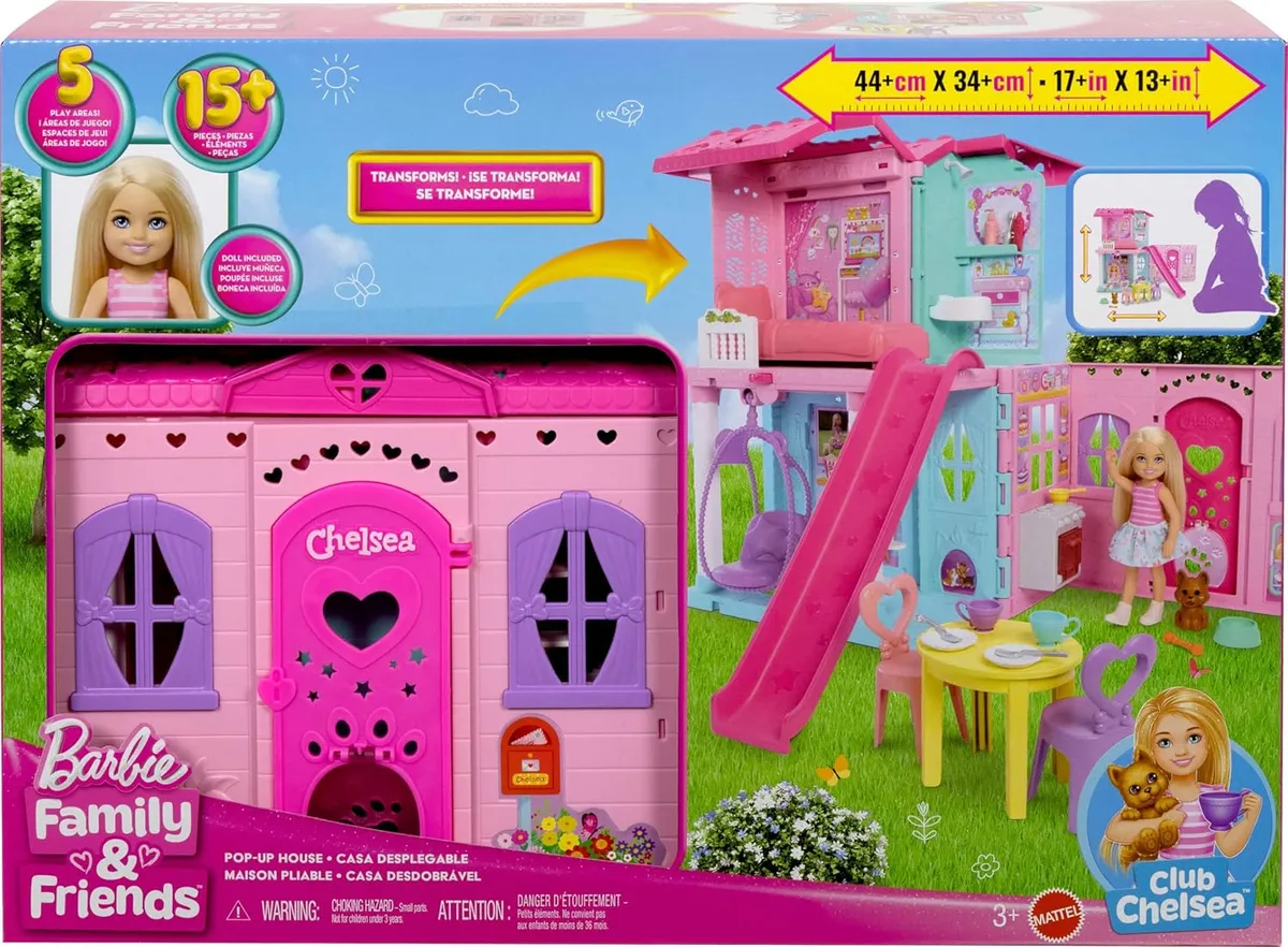 Barbie Casa De Bonecas Transformável Da Chelsea - Mattel - Imagem 2