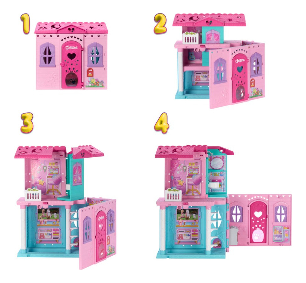 Barbie Casa De Bonecas Transformável Da Chelsea - Mattel - Imagem 4