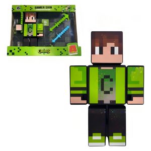 Boneco Minecraft Cadres Articulado 15 Cm Com 3 Acessórios - Algazarra