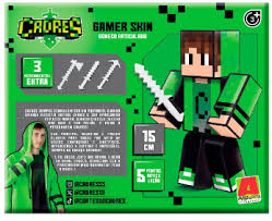 Boneco Minecraft Cadres Articulado 15 Cm Com 3 Acessórios - Algazarra - Imagem 5