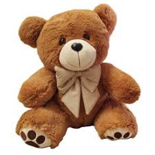 Pelucia Urso Patinha G - 50Cm - Mury Baby